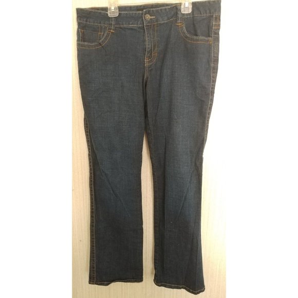 Calvin Klein Denim - Calvin Klein Blue Jeans Pant Dark Wash Womens Size 12 Straight Leg